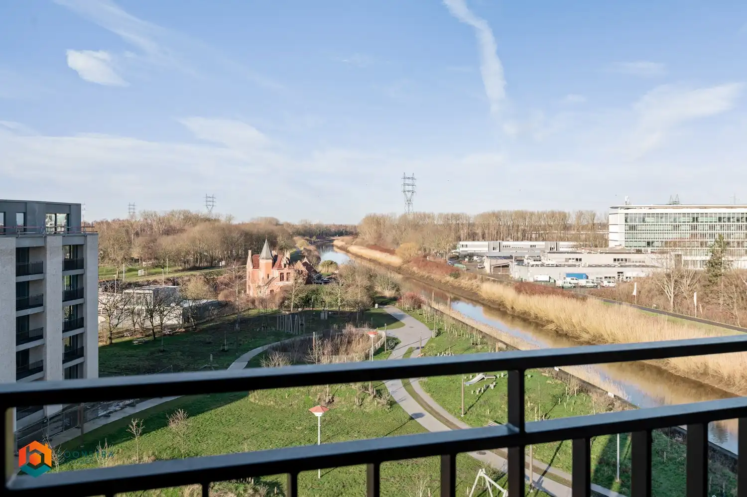 Nieuwbouwapp. met 1 slpkr, berging en prachtig uitzicht te Mechelen foto 9