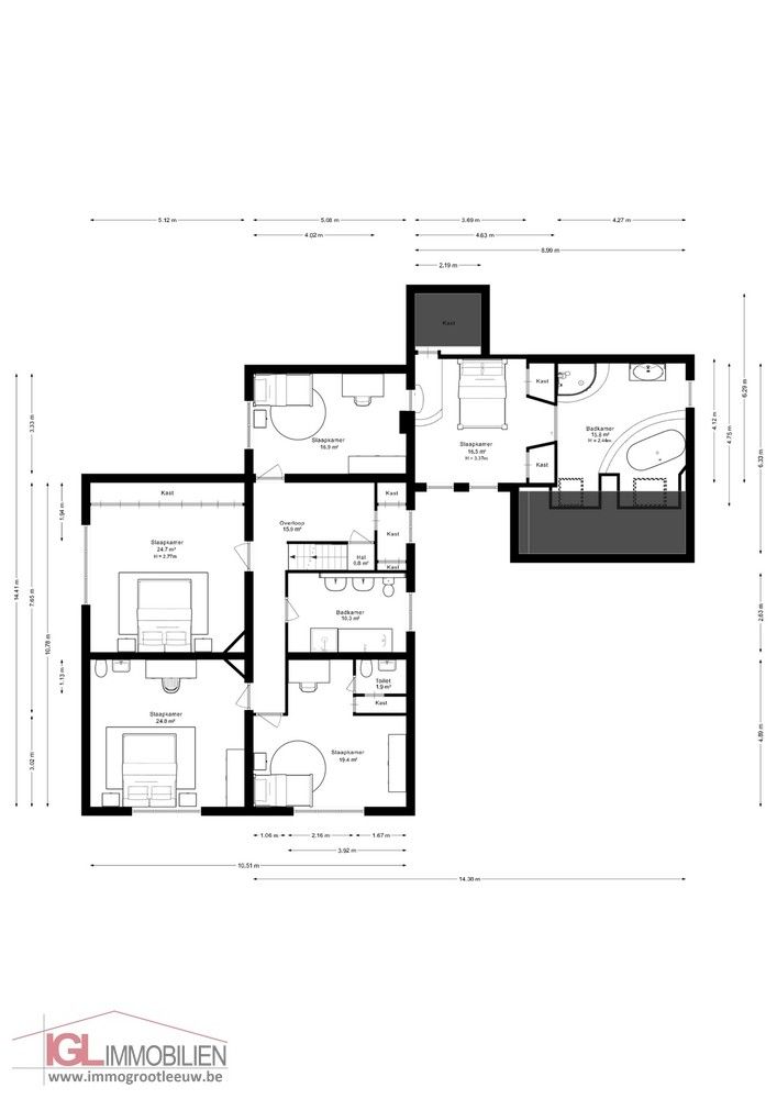 Authentiek herenhuis omgeven door prachtige tuin nabij Brussel foto 40