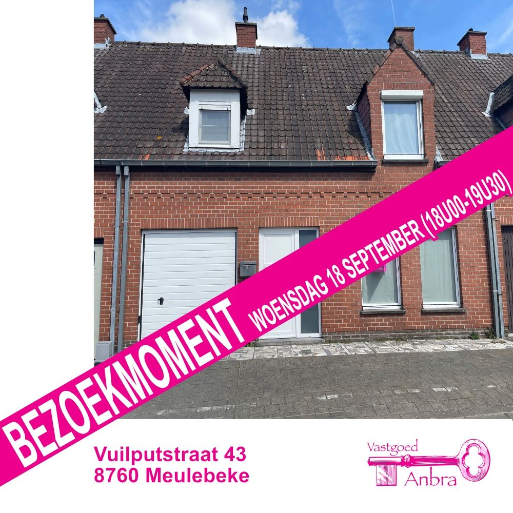 Huis te huur Vuilputstraat 43 - 8760 Meulebeke