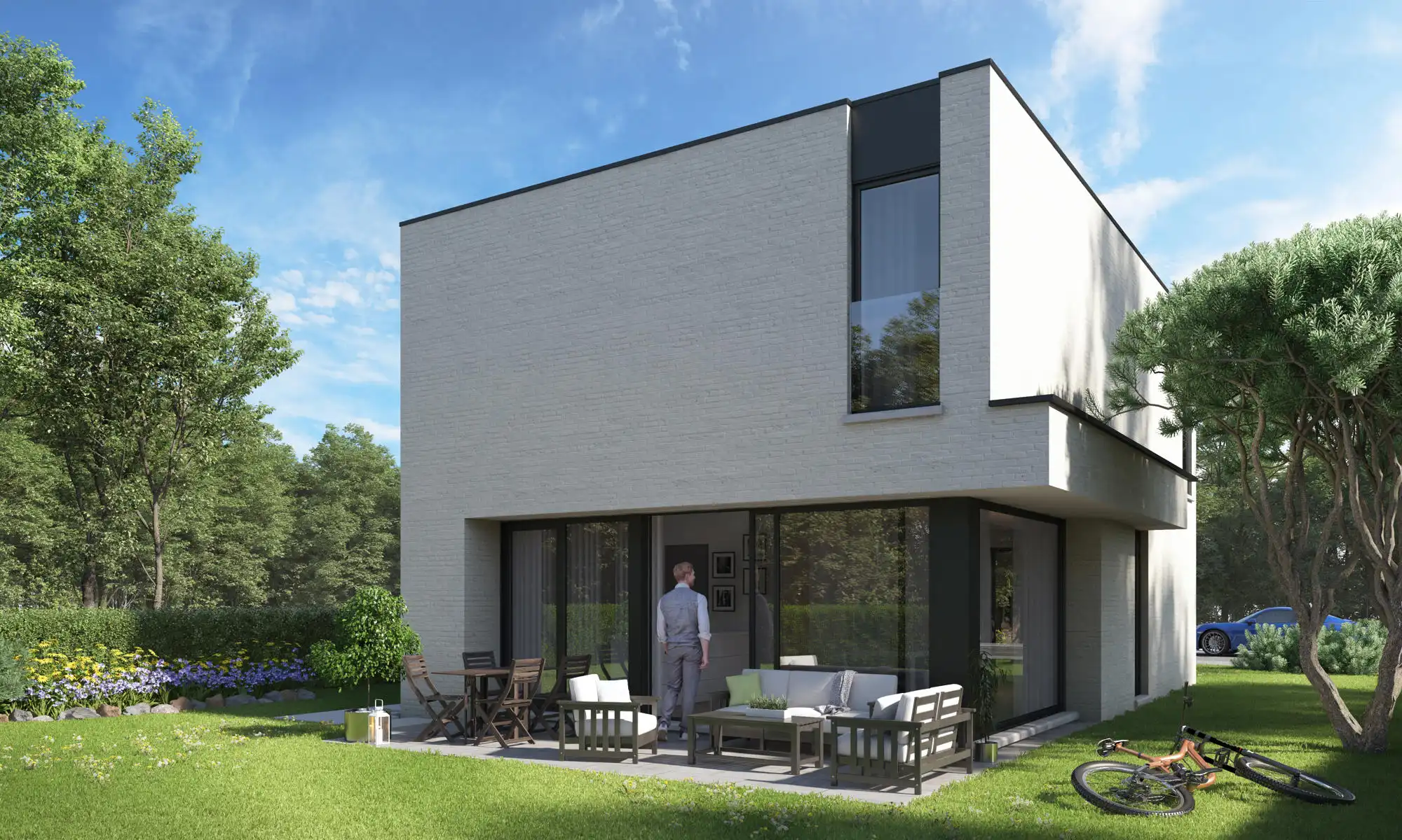 Moderne, vrijstaande woning foto 2