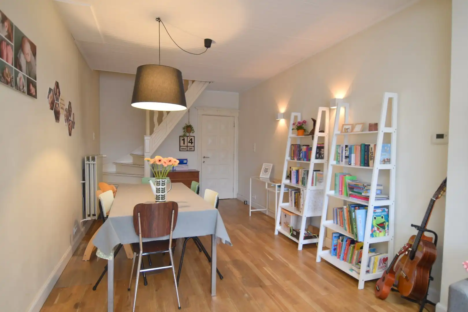 Hoofdfoto van de publicatie: Charmante stadswoning met opslagplaats (48,5 m²) en westgericht terras in hartje Kortrijk