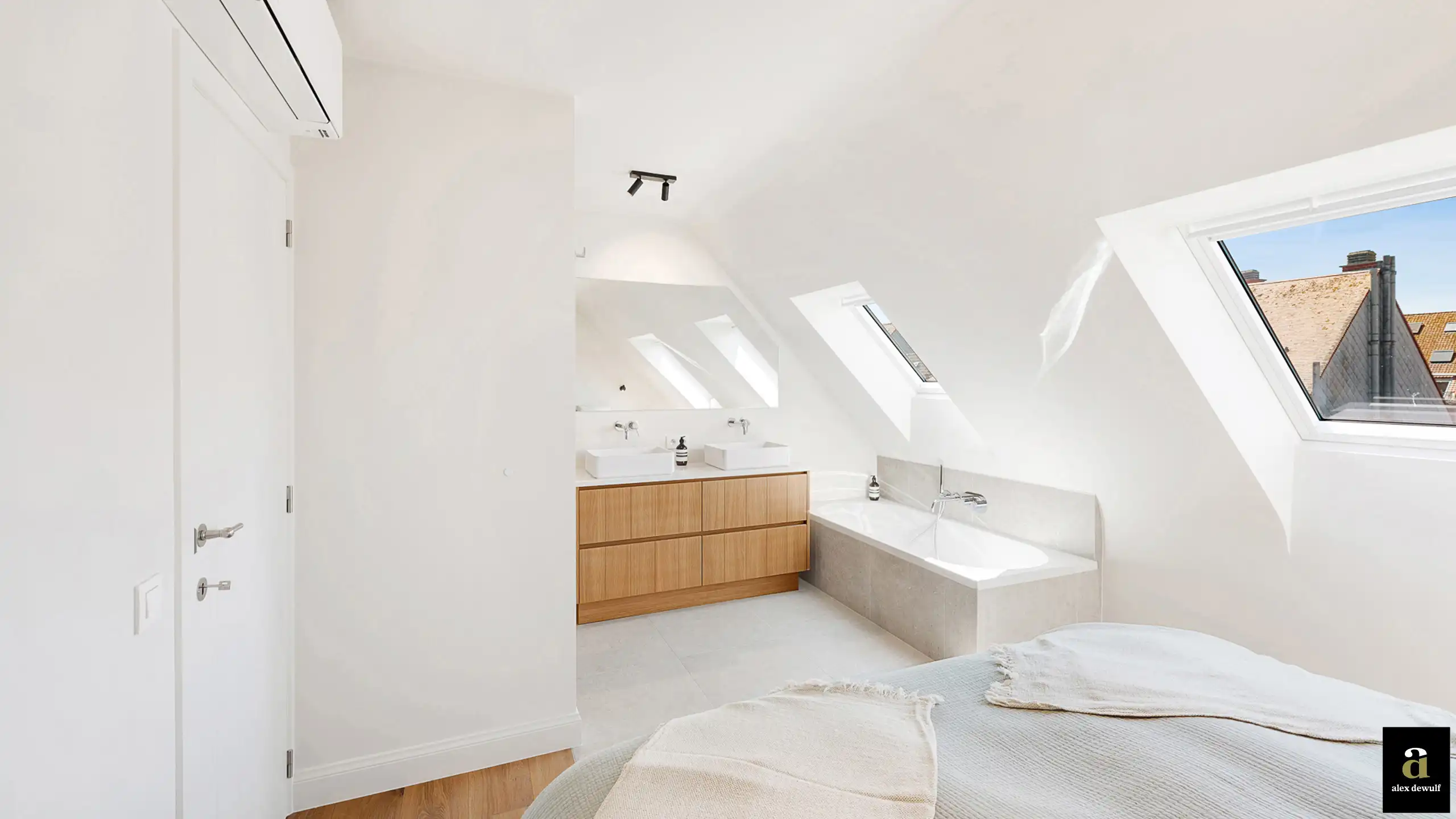 Prachtig afgewerkt duplexappartement met terras en zijdelings zeezicht. foto 23