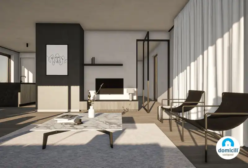 KORTEMARK: Penthouse 3.01 met 2 comfortabele slaapkamers, 2 ensuite-badkamers en 111,60m² uitgestrekt zitterras gelegen op de derde verdieping van Nieuwbouwresidentie Mila en Nora foto 6