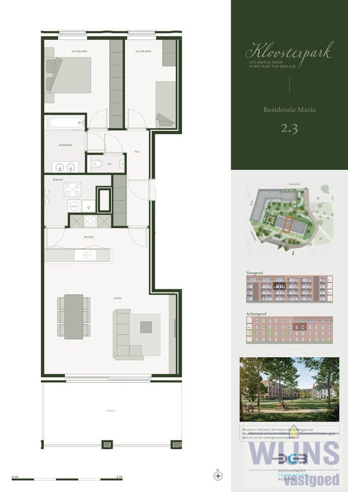 Residentie Maria | 2SLKS | 90 m² | terras 18 m² foto {{pictureIndex}}