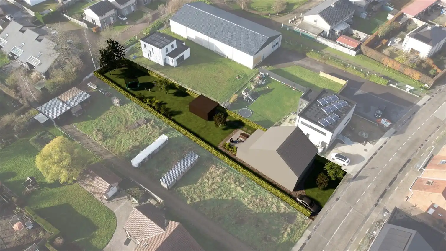 Bouwgrond 1052 m² voor OB ZWgerichte tuinzijde foto 5