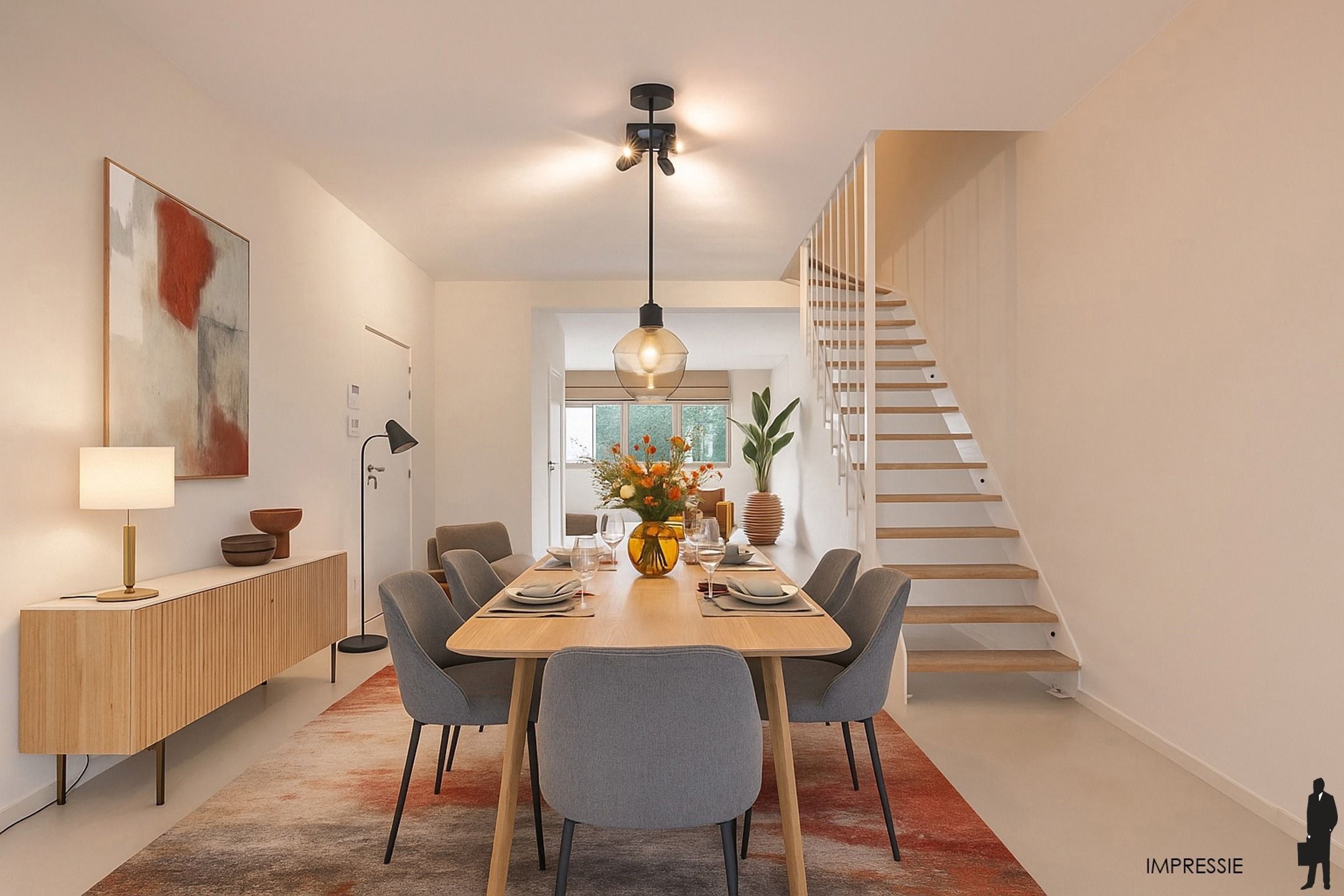 Duplex (ca. 140m²) met 3 slpks, 2 badks en overdekt Z terras foto 3