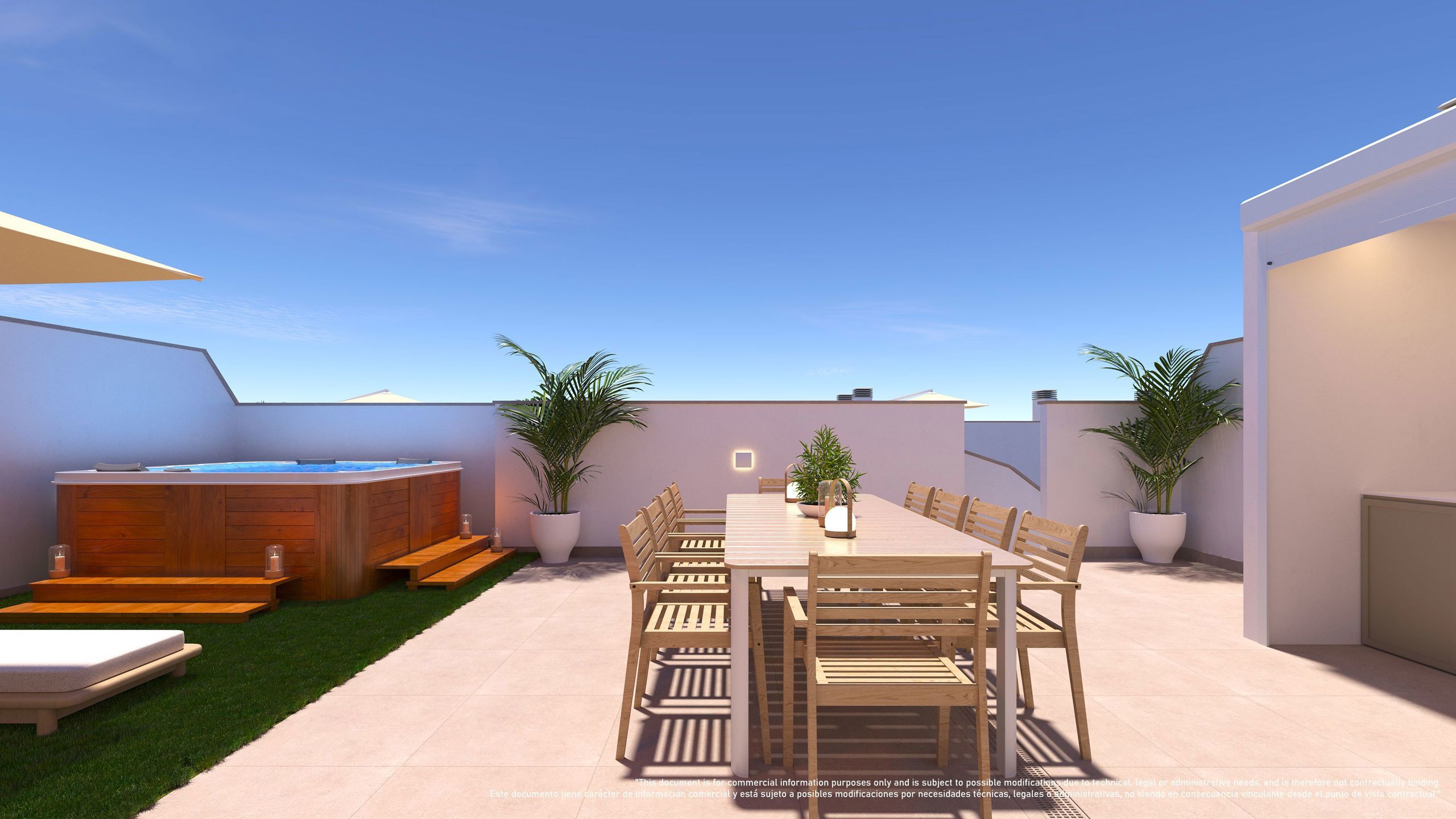 SPANJE - Appartementen Ibiza-stijl 1km van strand, zee. foto 22