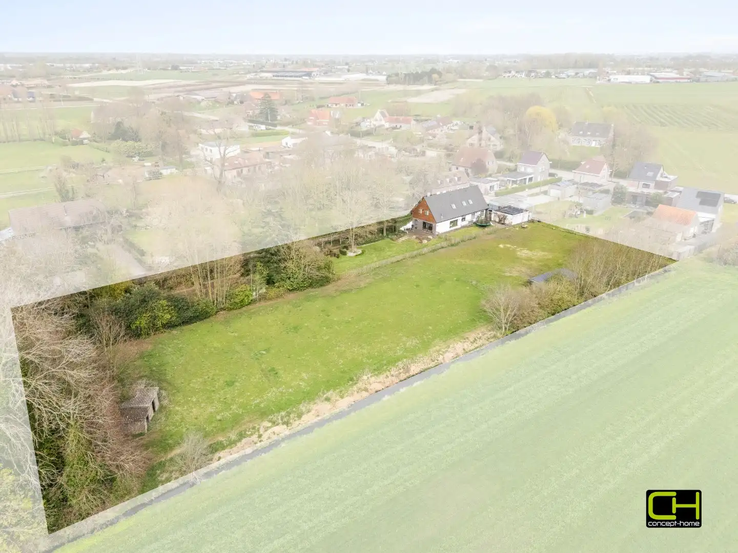 Ruime woning op een perceel van 4.949 m² te koop in Lievegem foto 35