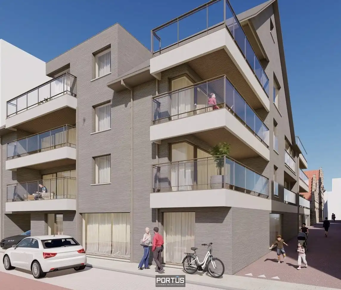 Nieuwbouwappartement te koop met 2 slaapkamers in Residentie Clement te Nieuwpoort foto {{pictureIndex}}