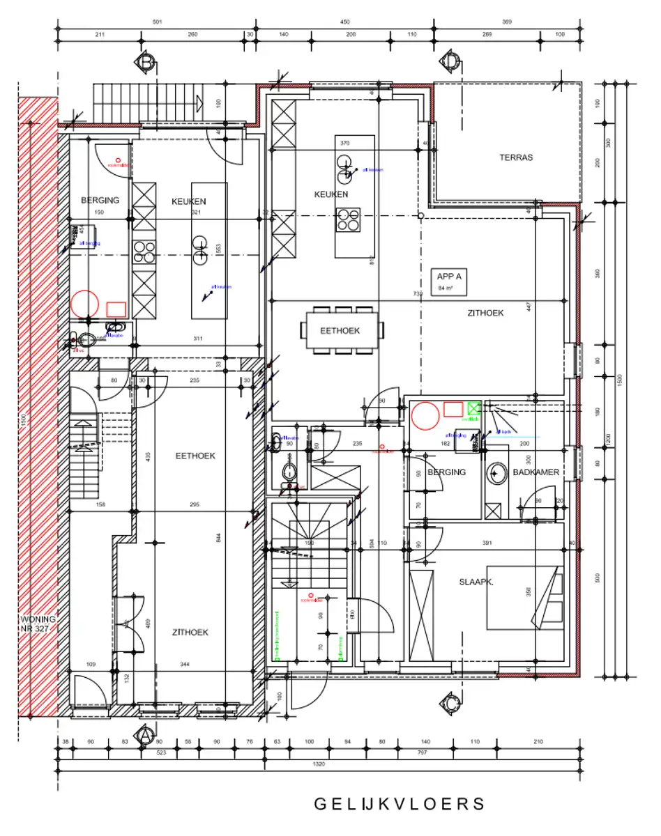 Vergund project renovatie 180m² + 2 nieuwbouwapp. 99 + 142m² foto 5