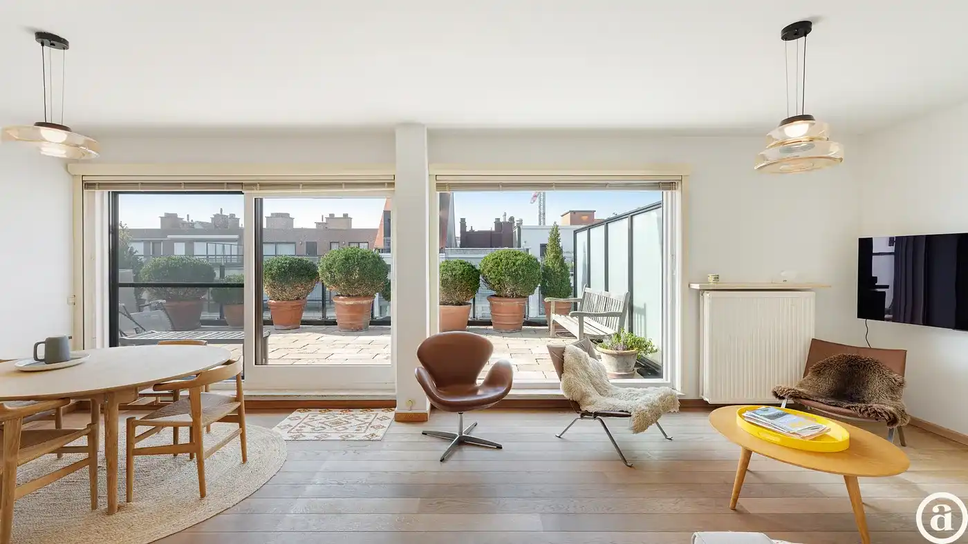 Penthouse appartement met grote zonneterrassen nabij strand  foto 2