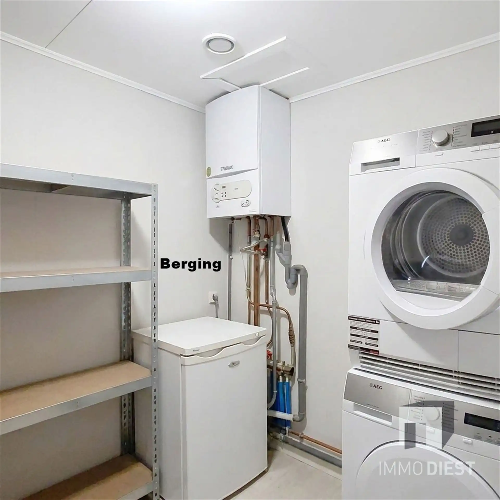 Gelijkvloers app - 2 slpk - tuin - garage - berging foto 16