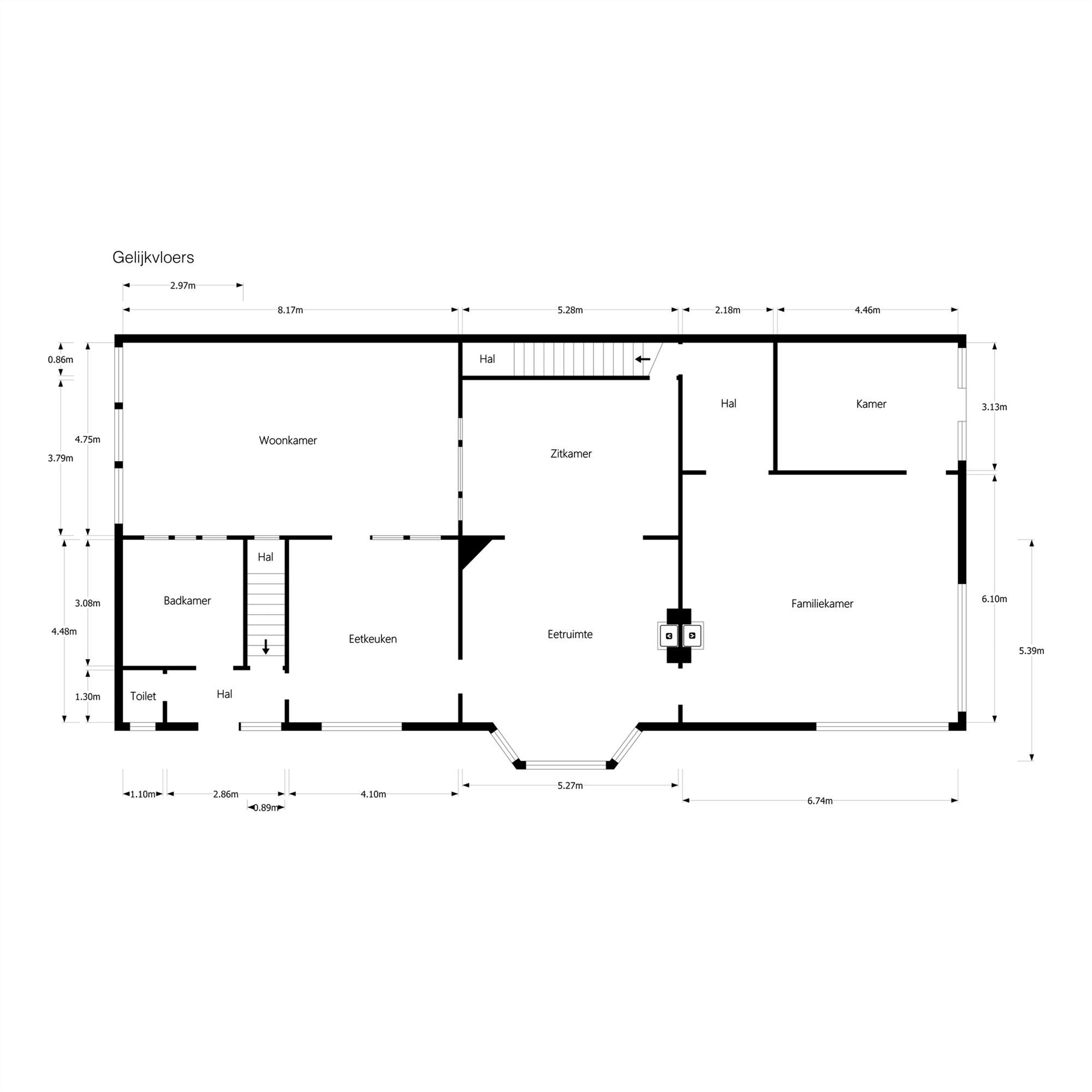 ZEER RUIME WONING (338M²) MET 5 SLAAPKAMERS OP EEN PERCEEL VAN 10ARE GELEGEN IN HET CENTRUM VAN OOSTHAM foto 37