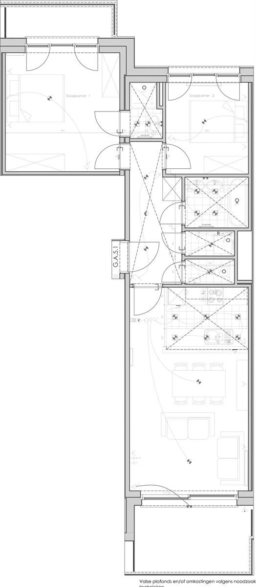 LICHTRIJK - Appartement 2 kamers (NAVO area) foto 28