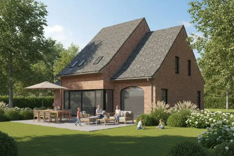 Nieuw te bouwen alleenstaande woning te Voormezele. foto 3