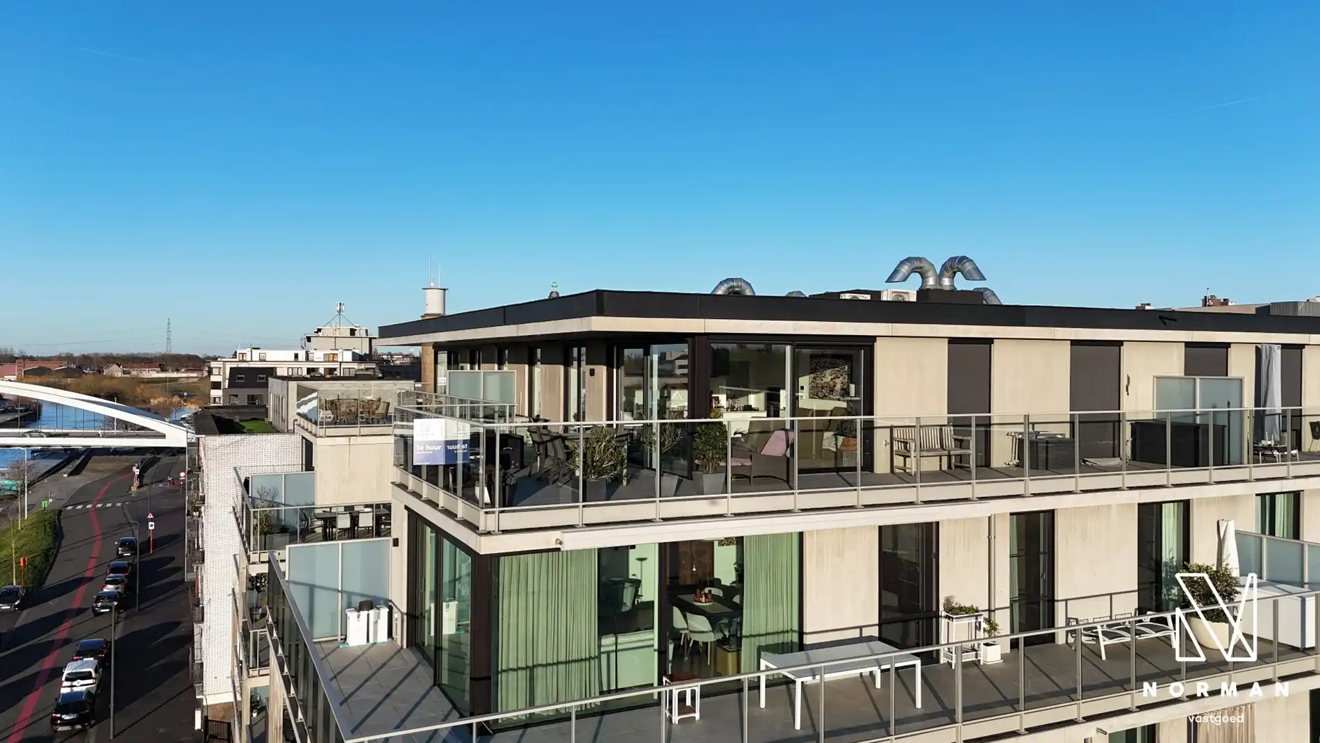 Penthouse te huur Twee-Bruggenstraat 14 -/503 - 8530 Harelbeke