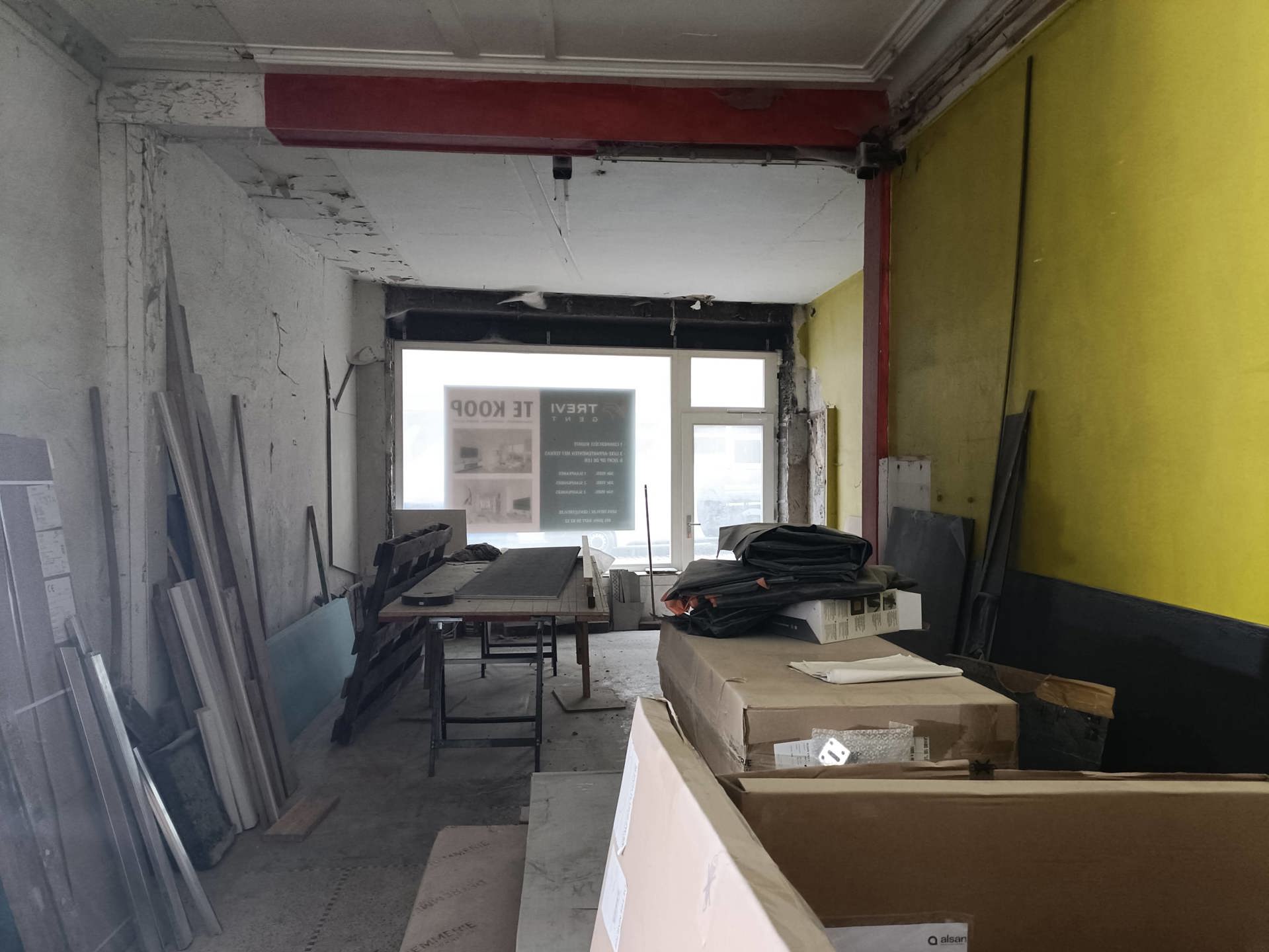 CASCO vernieuwbouwde handelsruimte 115m²  langs tramlijn 1 foto 8