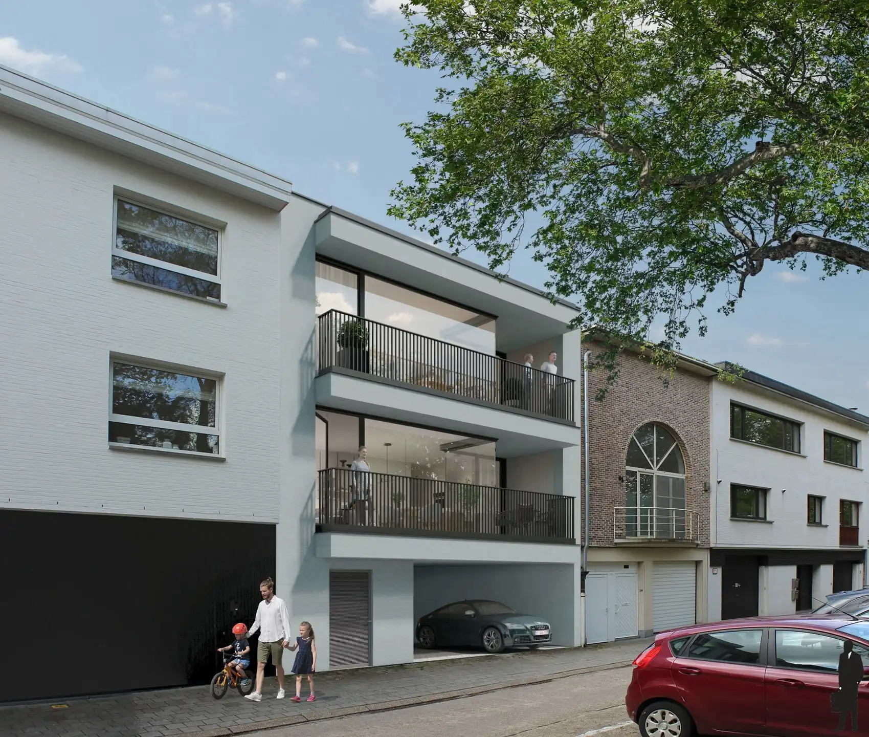 Nieuwbouwapp. op de 1ste verd. van ca. 111 m² in Parkhof! foto {{pictureIndex}}