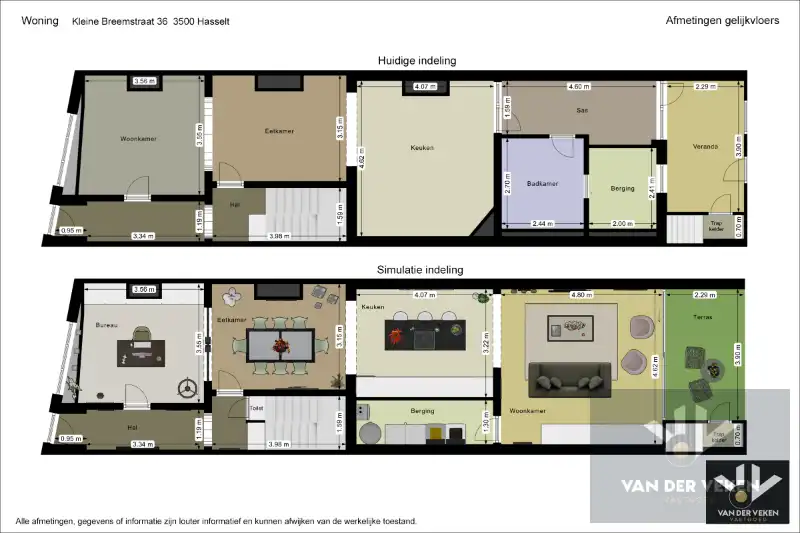 Ruime en goed gelegen te moderniseren rijwoning met gezellige binnekoer, garage en/of atelier foto 30