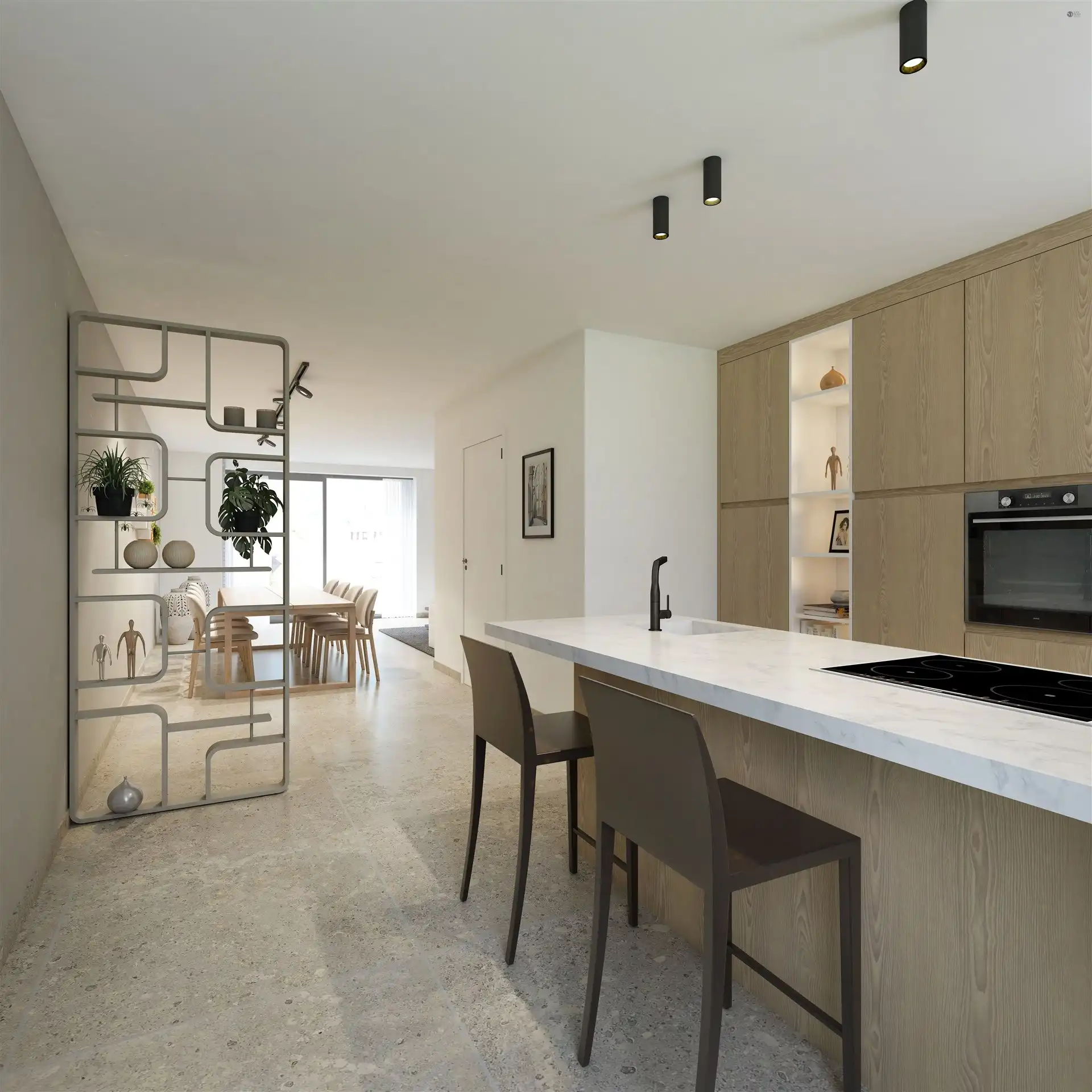 Degelijk tweeslaapkamer appartement foto 5