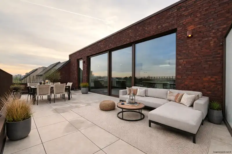 Prachtig BEN-penthouse met 1 slpk, terras, parking én zonnepanelen in het centrum van Houthalen foto 3