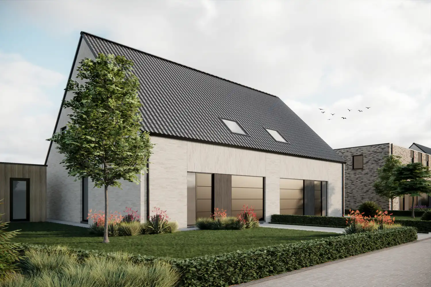 Energie-Efficiënte gezinswoningen in een groene omgeving met 4 slaapkamers en garage foto 5