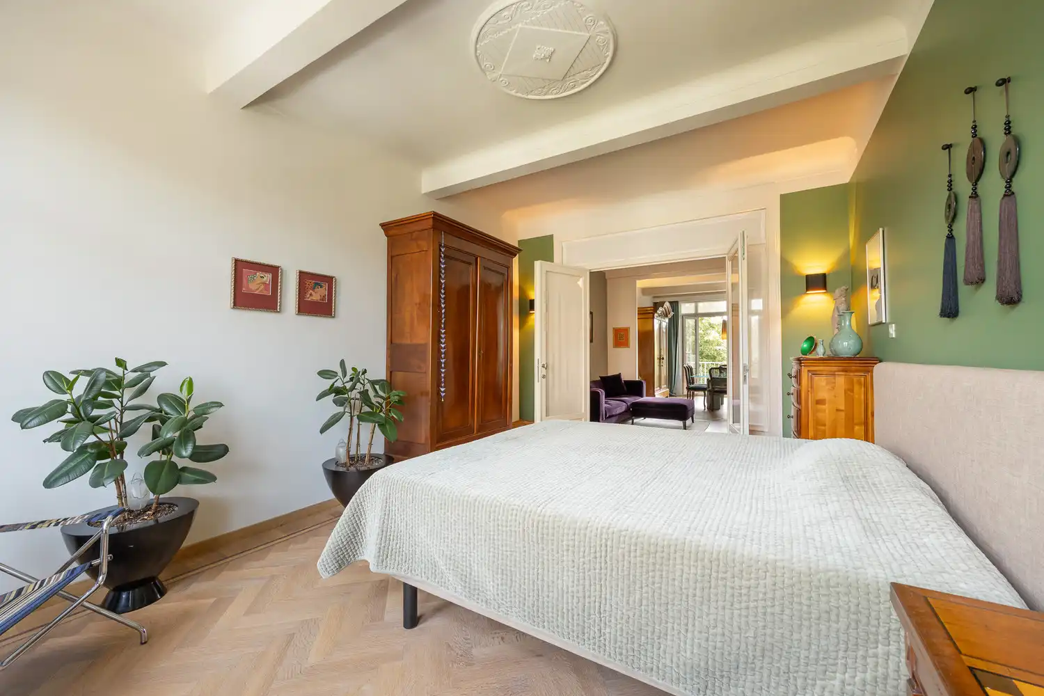 Energiezuinig (EPC B) en hoogwaardig gerenoveerd art-decoappartement met 2 slaapkamers, terras en gelijkvloerse polyvalente ruimte op absolute toplocatie aan ’t Groen Kwartier foto 18