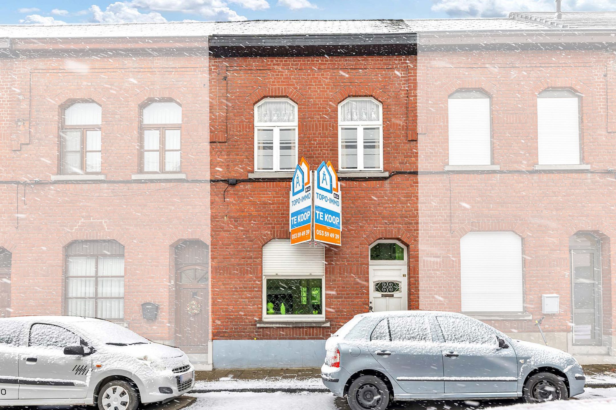 Hoofdfoto van de publicatie: Te renoveren woning nabij centrum Aalst met 2 ruime slpks