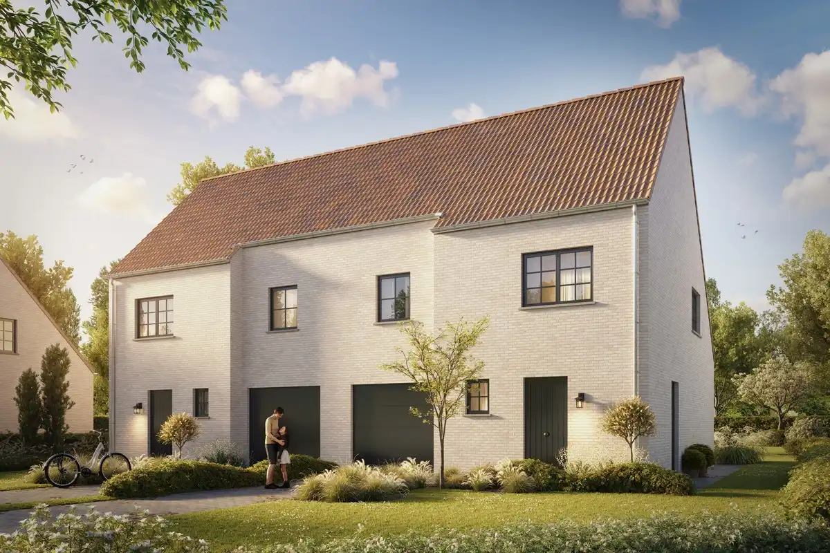 Energiezuinige nieuwbouwwoningen op rustige ligging te Opwijk foto {{pictureIndex}}