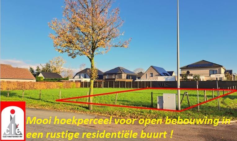 Mooi hoekperceel voor open bebouwing in een rustige omgeving ! foto 1