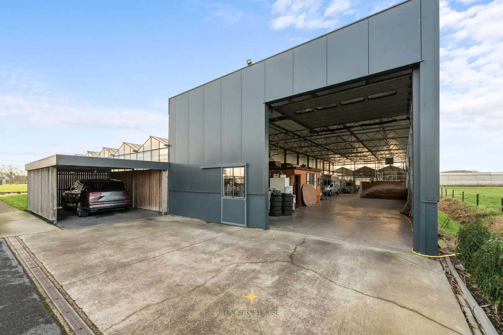 Prachtige villa met loods en serrecomplex op ± 2 HA te Laarne zonder bedrijfsovername foto 28