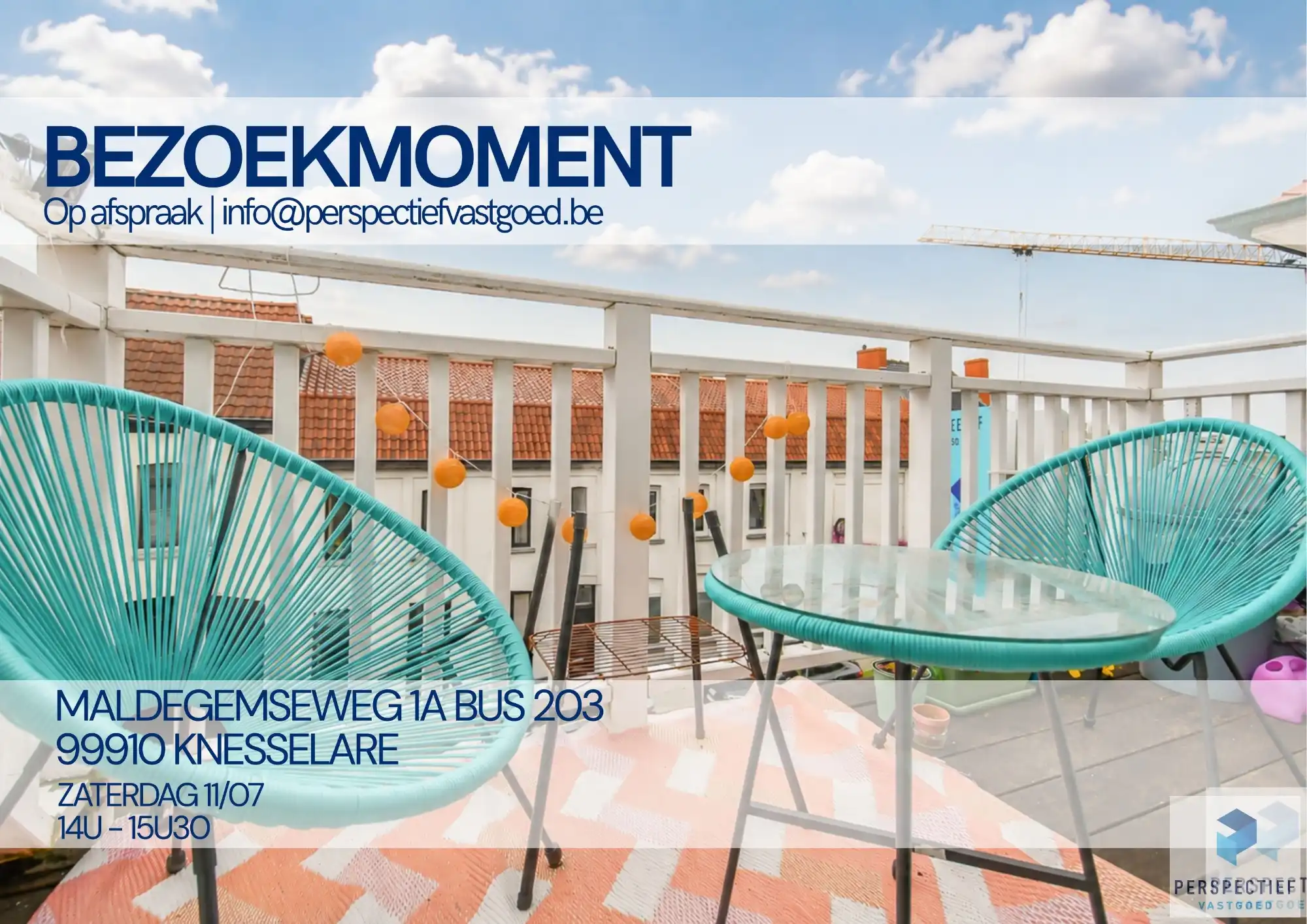 Ruim en modern woonappartement (bouwjaar 2020) met 2 slaapkamers en terras. foto {{pictureIndex}}