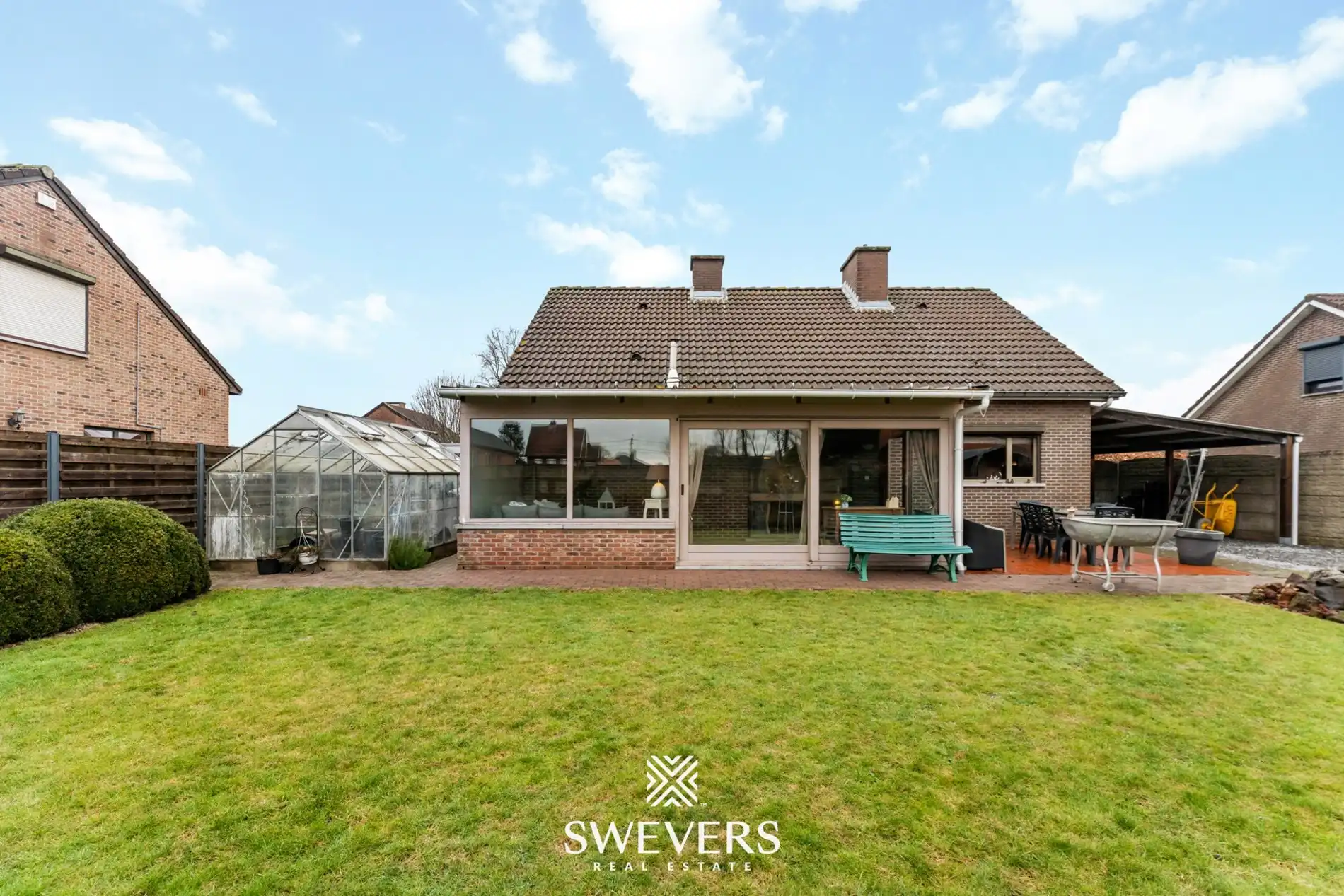 Instapklare open bebouwing met zuidgerichte tuin nabij het centrum van Heusden foto 24