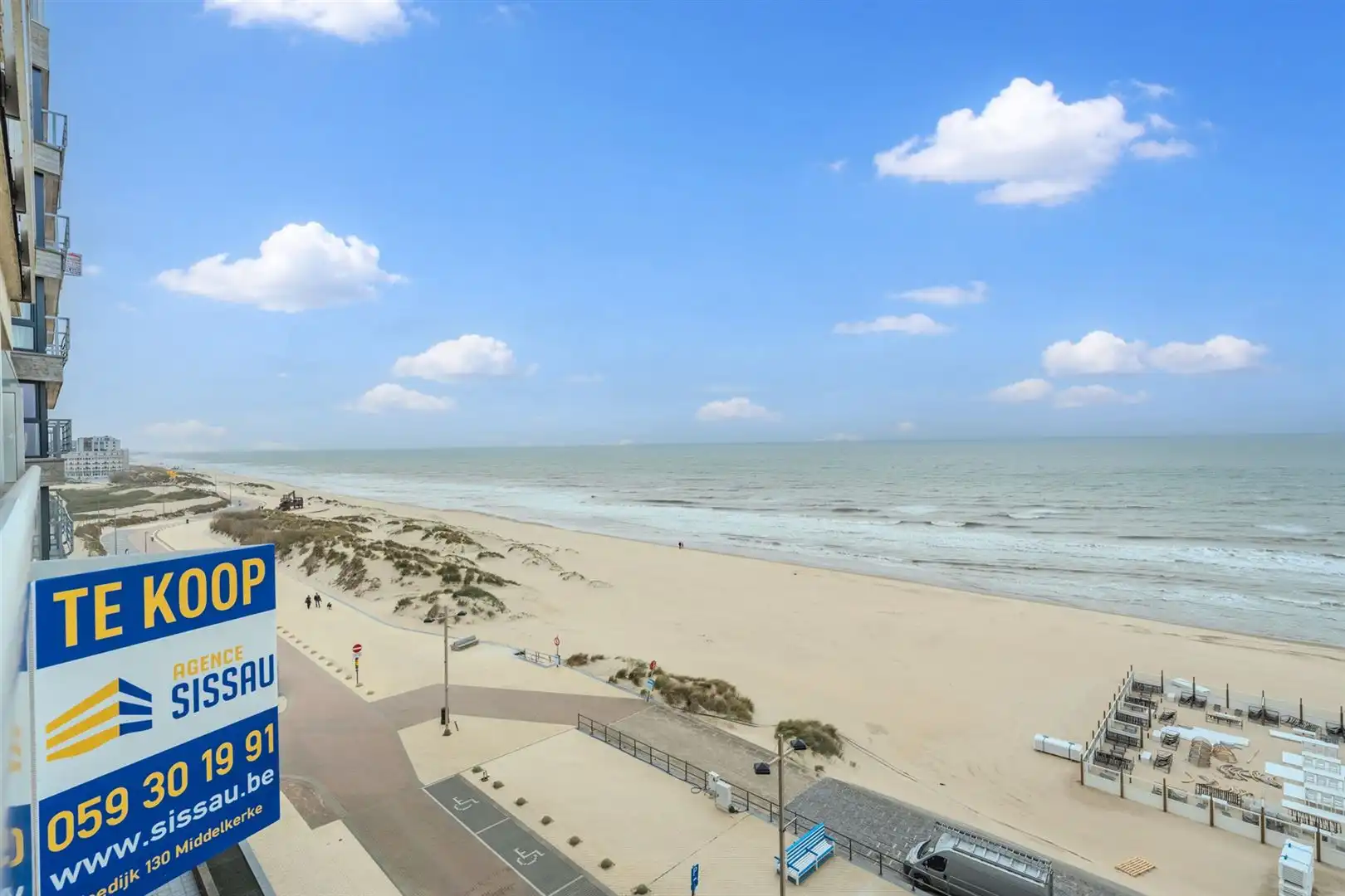 Studio met slaaphoek en frontaal zeezicht foto 19