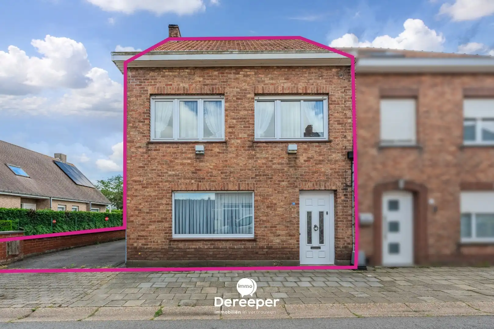 Te renoveren halfopen woning met zuidgerichte tuin op 571 m² in Jabbeke foto 12