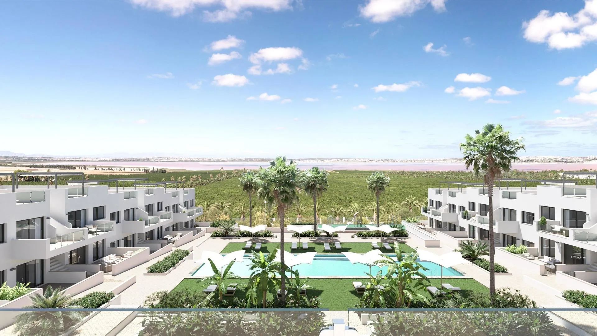 Luxe nieuwe appartementen met prachtig zicht op de roze lagune van Torrevieja! foto 13