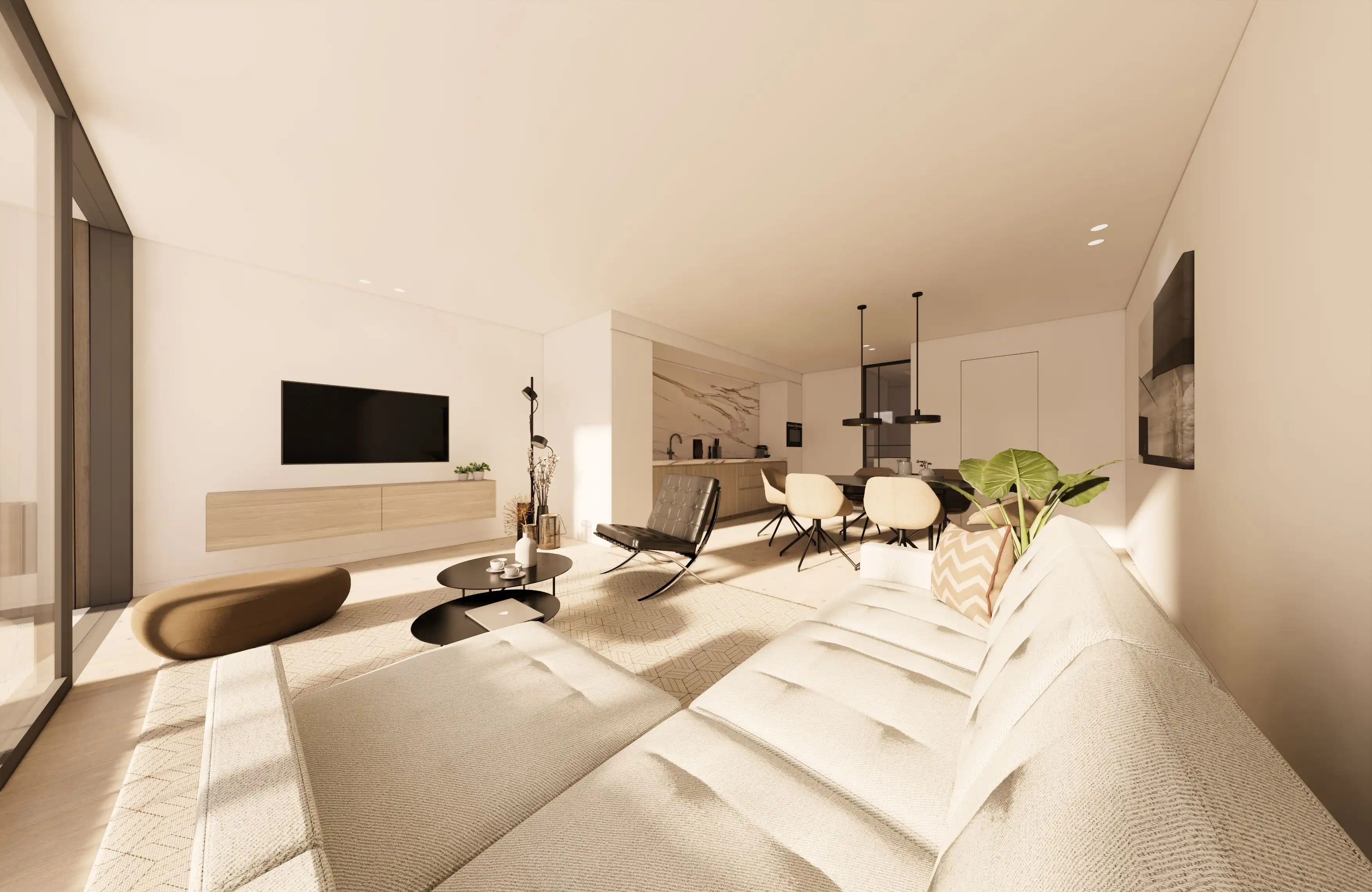 INSTAPKLAAR GELIJKVLOERS APPARTEMENT MET TERRASSEN NABIJ ZEE foto 4