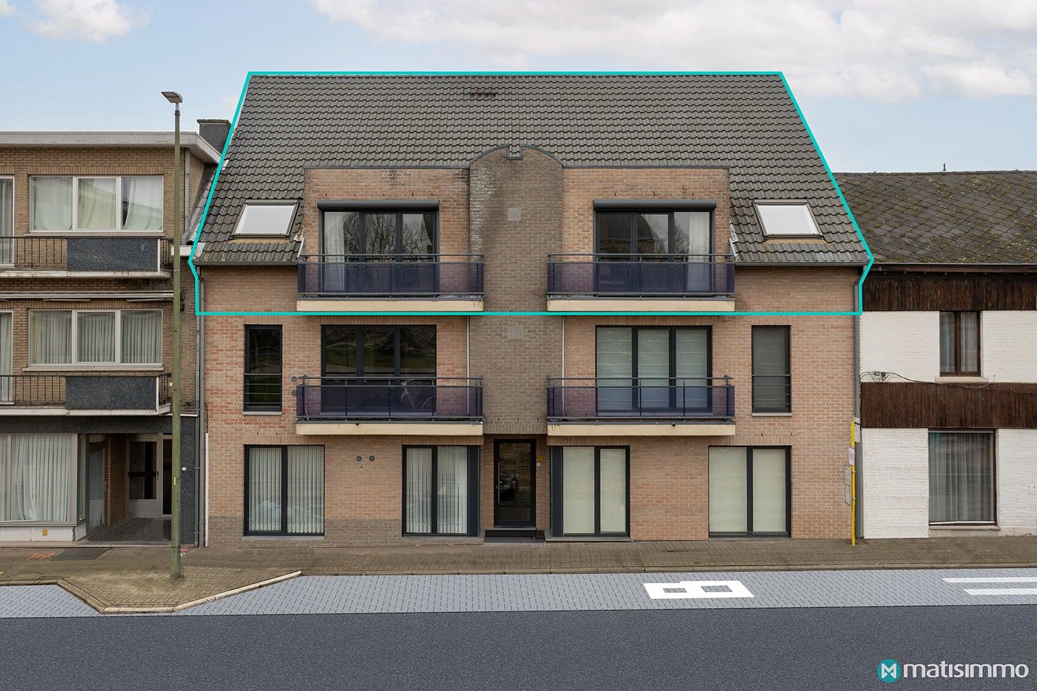 ZEER RUIM ENERGIEZUINIG APPARTEMENT MET 3 SLAAPKAMERS , GARAGE EN PARKEERPLAATS IN HET CENTRUM VAN AS foto 24