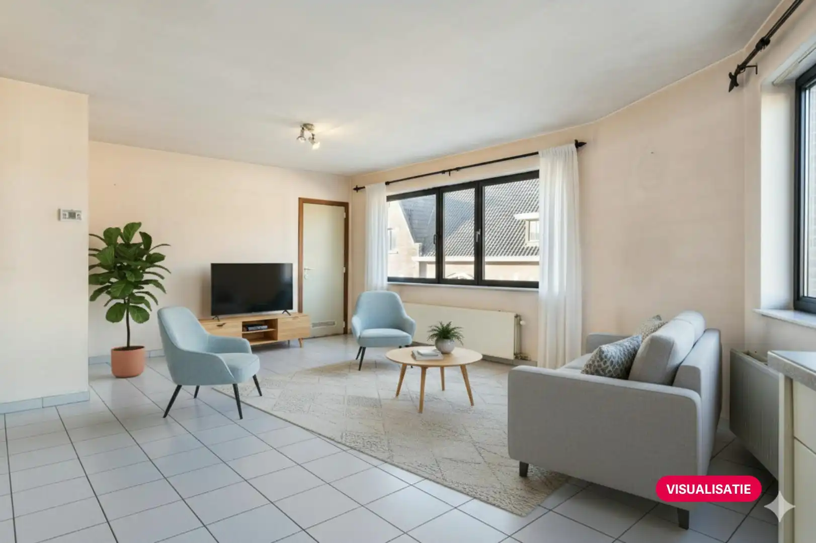 Centraal gelegen en lichtrijk 1 slpk appartement in Ardooie foto 3