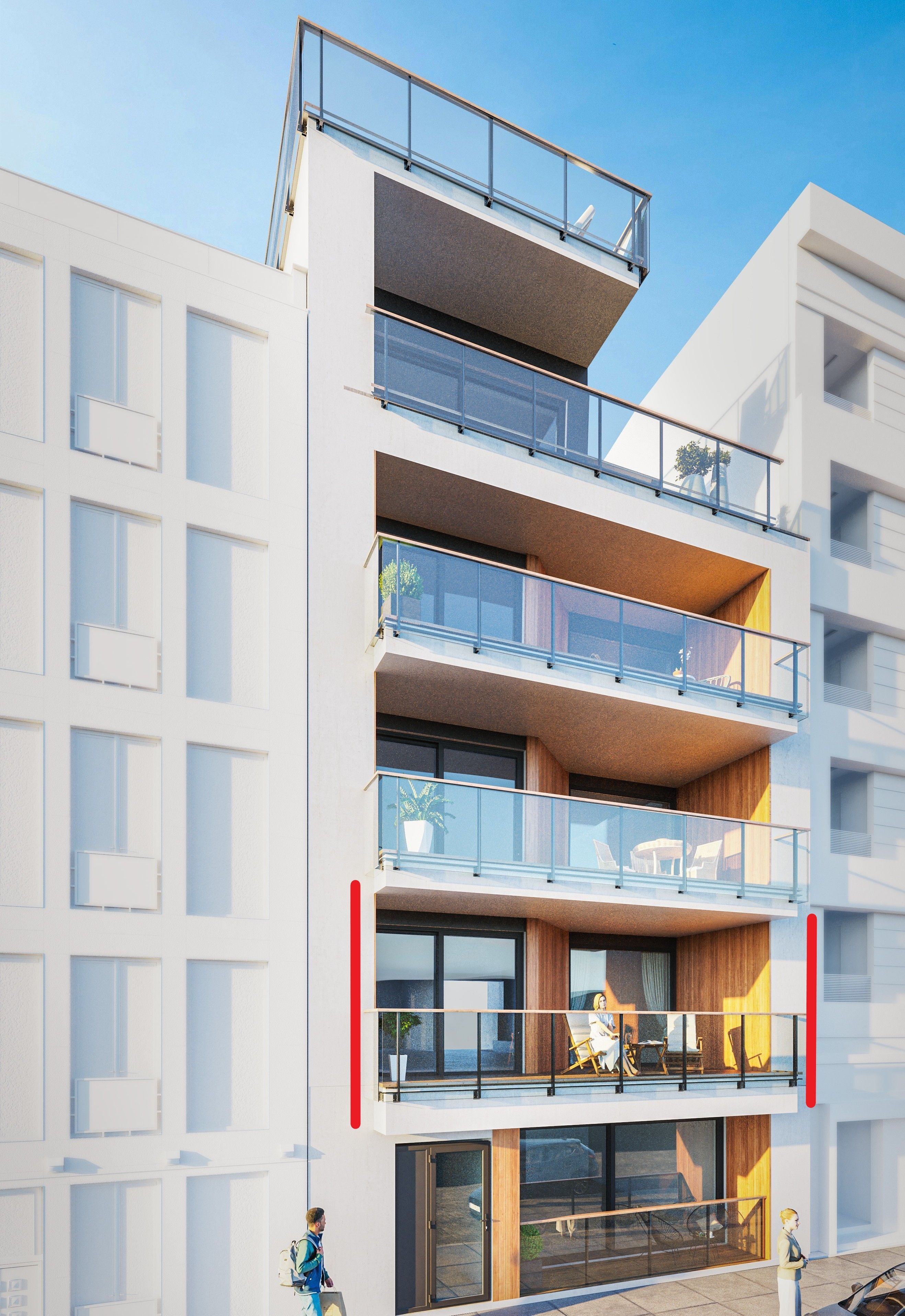 UNIEK nieuwbouwproject in hartje Oostende ! De zee op een boogscheut! foto {{pictureIndex}}