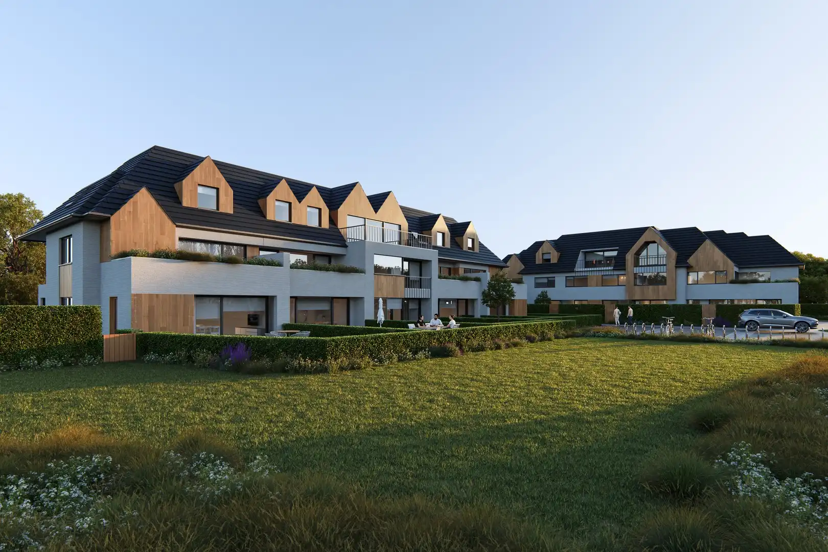 Nieuwbouwwoning te koop in Westkapelle Dorp, rustig gelegen, nabij het centrum van Knokke. foto 2