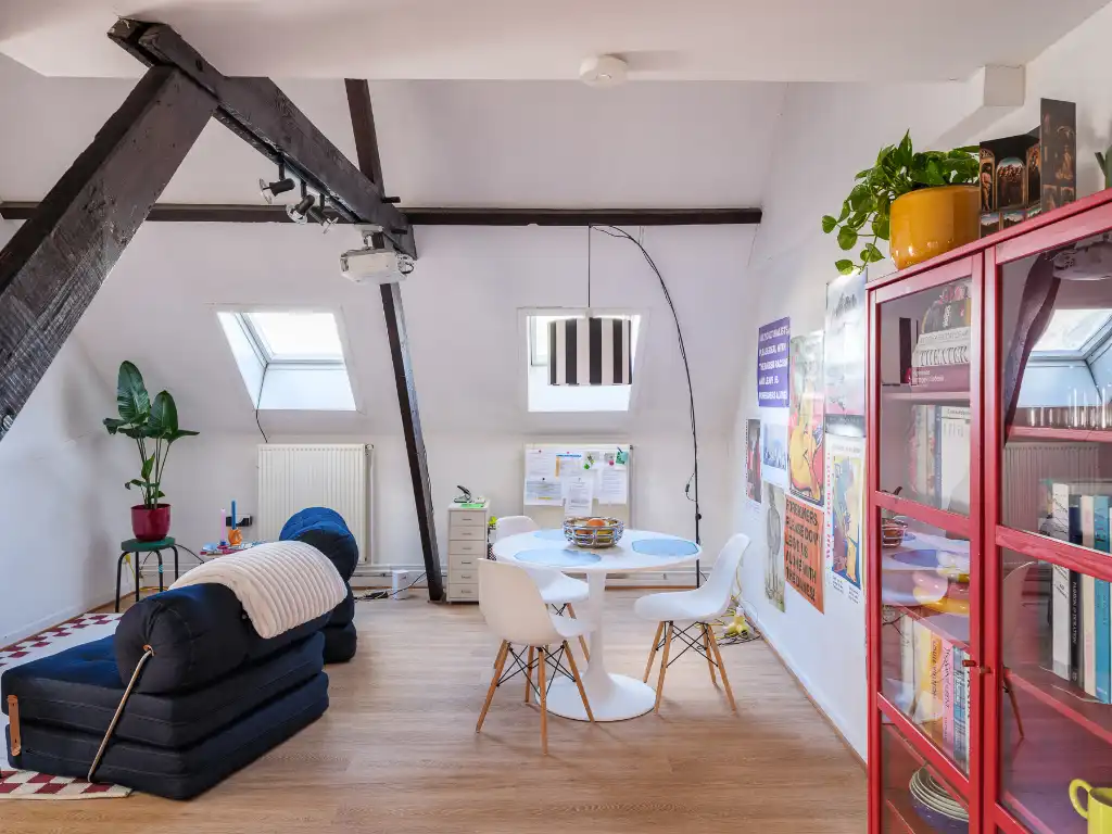 Dakappartement met uitzonderlijke ligging aan de Recollettenlei foto {{pictureIndex}}