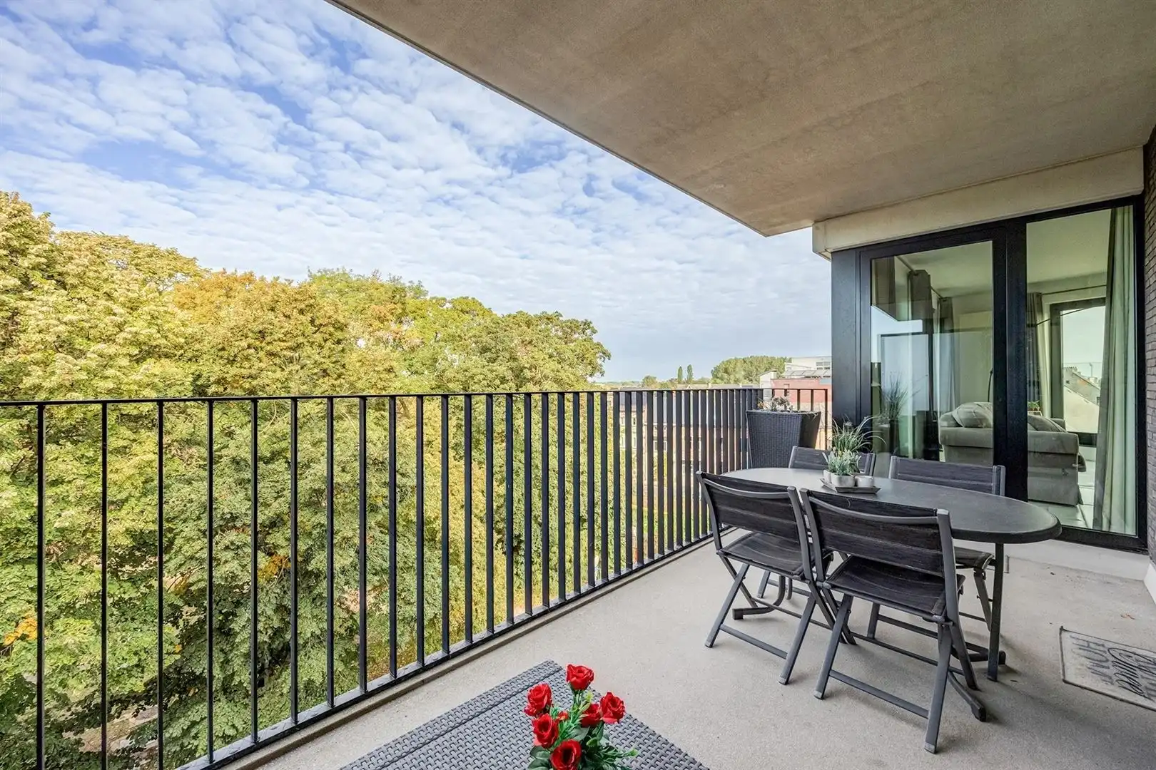 Lichtrijk appartement met groenzicht, parking en groot terras foto 4