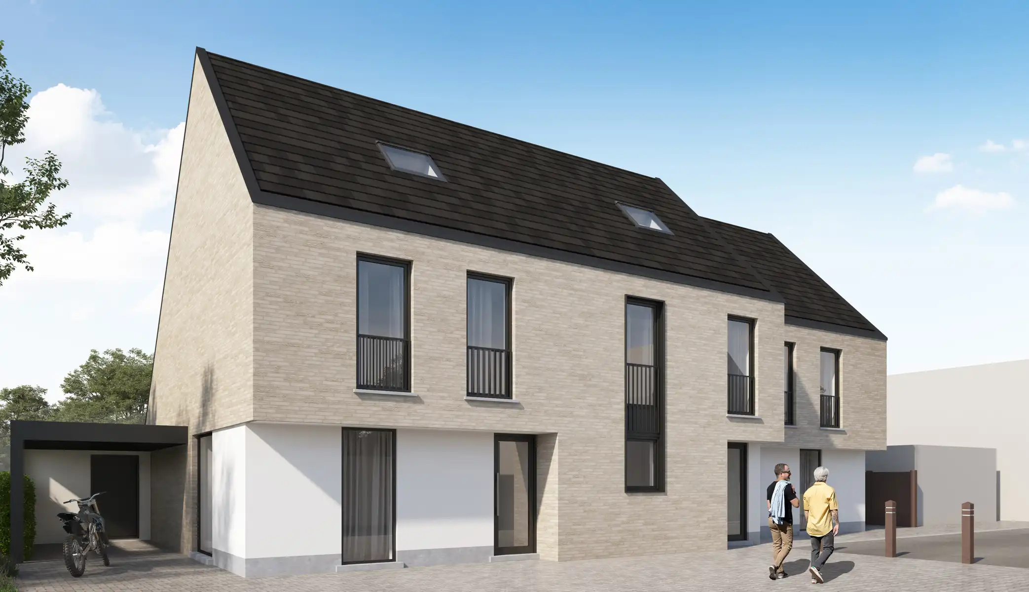 Halfopen nieuwbouwwoning foto 22