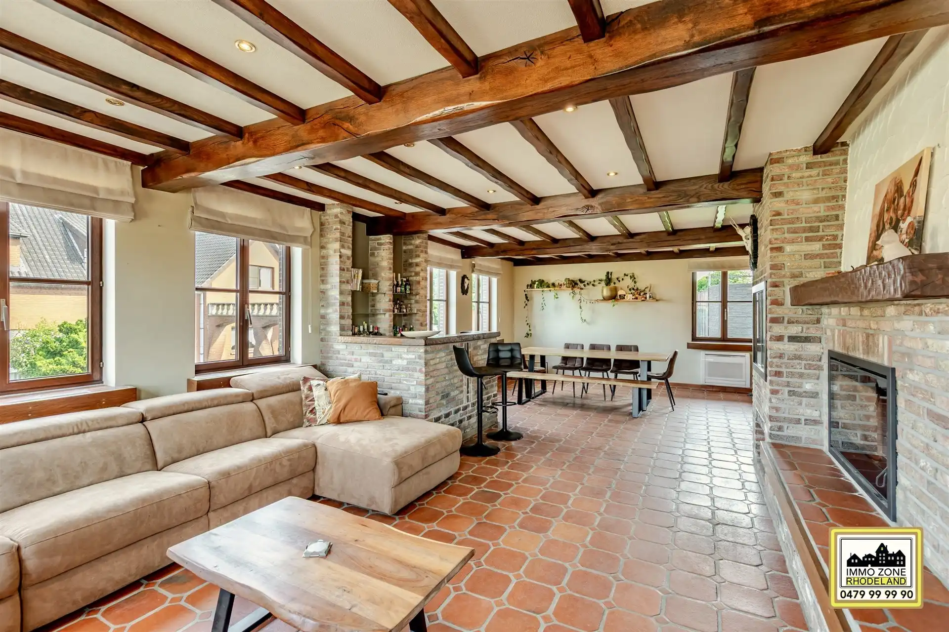 Prachtige open bebouwing met  3 slpks en zonnige tuin foto 7