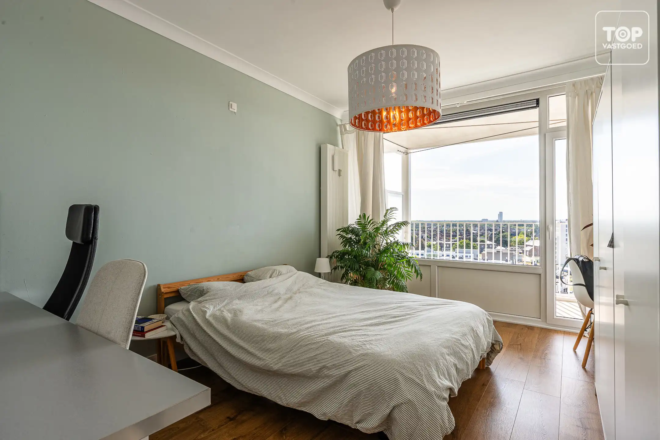 Lichtrijk appartement met groot terras en prachtig zicht over Gent foto 11