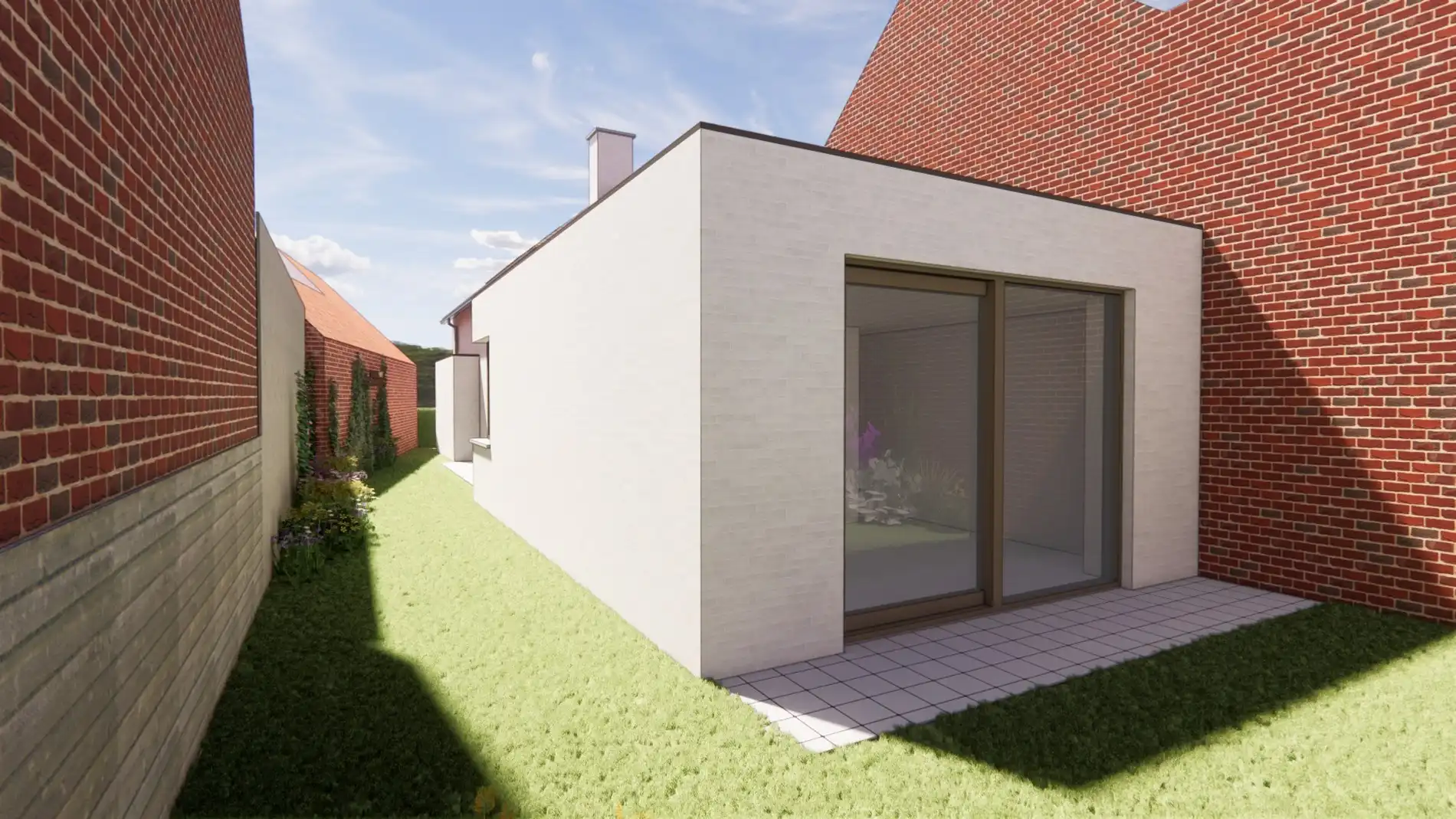 Bouwgrond van 403 m² mét vergund architecturaal woonproject in hartje Lauwe! foto 9