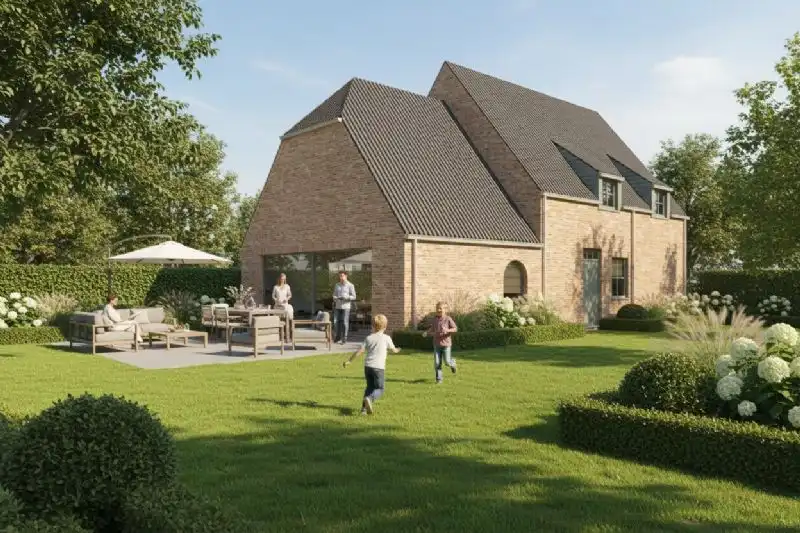 Nieuw te bouwen alleenstaande woning te Waregem. foto 2