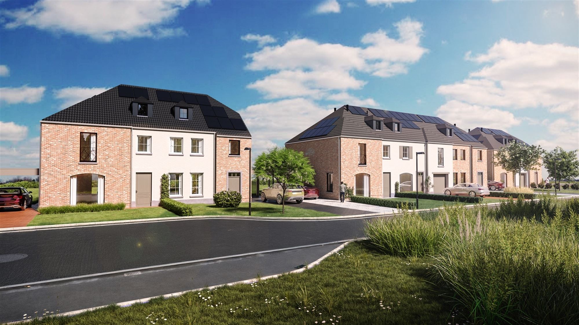 NIEUWBOUWWONING MET 3 SLAAPKAMERS UITERST CENTRAAL DOCH RUSTIG GELEGEN TE ZONHOVEN foto 2