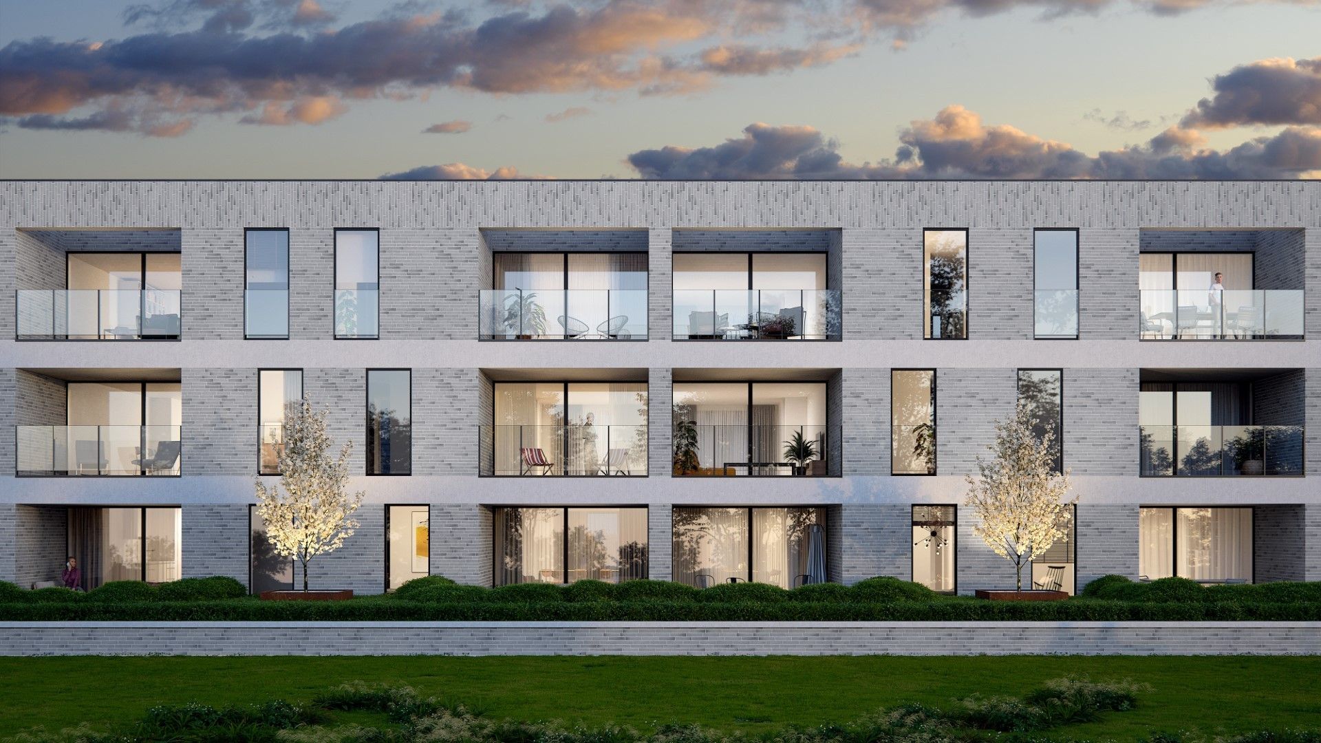 Gelijkvloers 1slpk- appartement met zonneterras foto {{pictureIndex}}